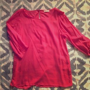 Everly bright pink blouse